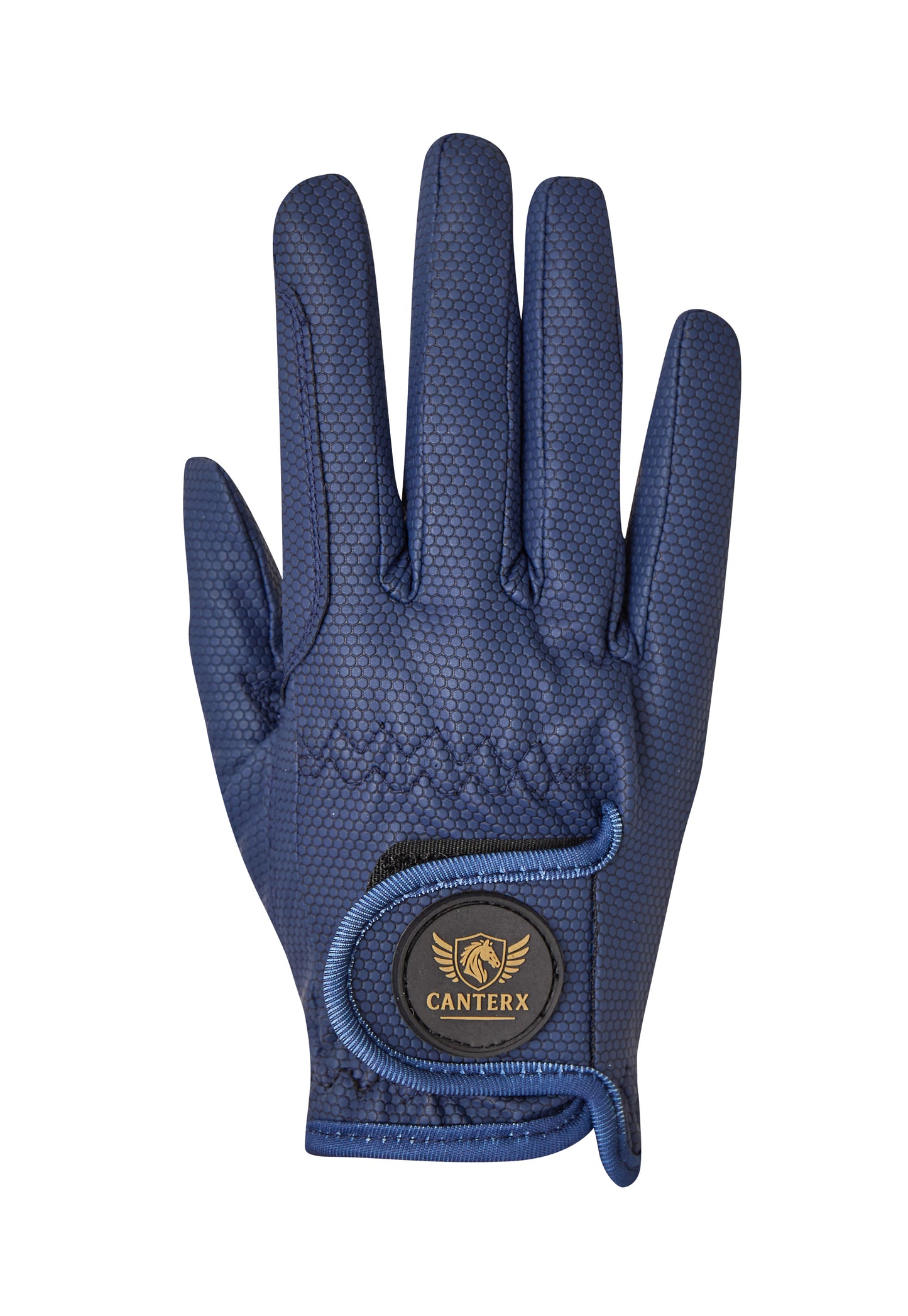 CanterX ProGrip Womens Riding Gloves (Navy Blue)