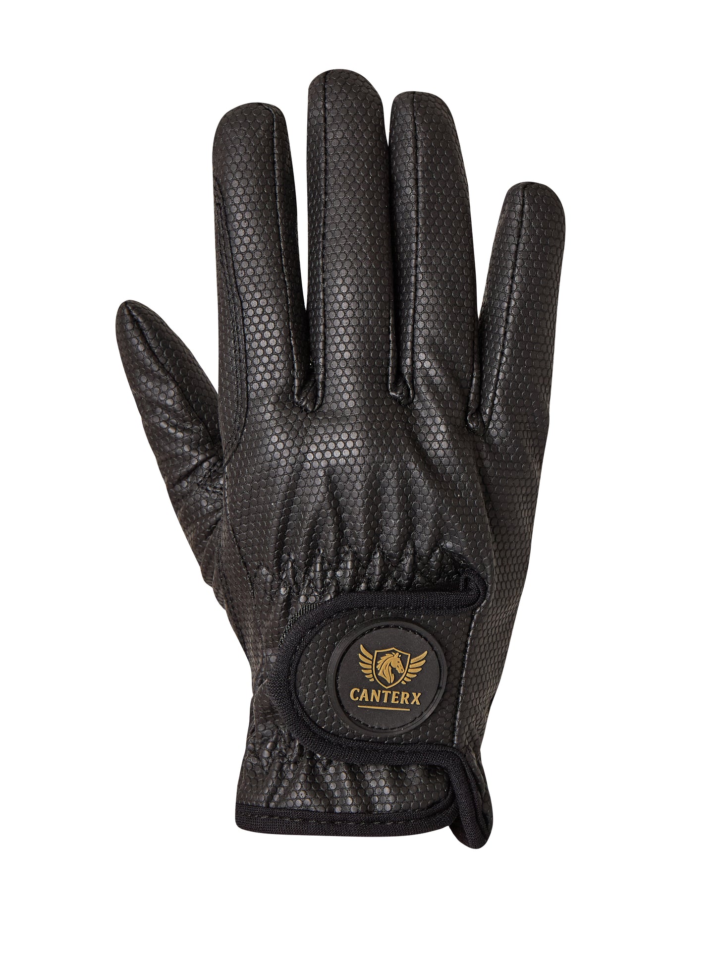 CanterX ProGrip Womens Riding Gloves (BLACK)