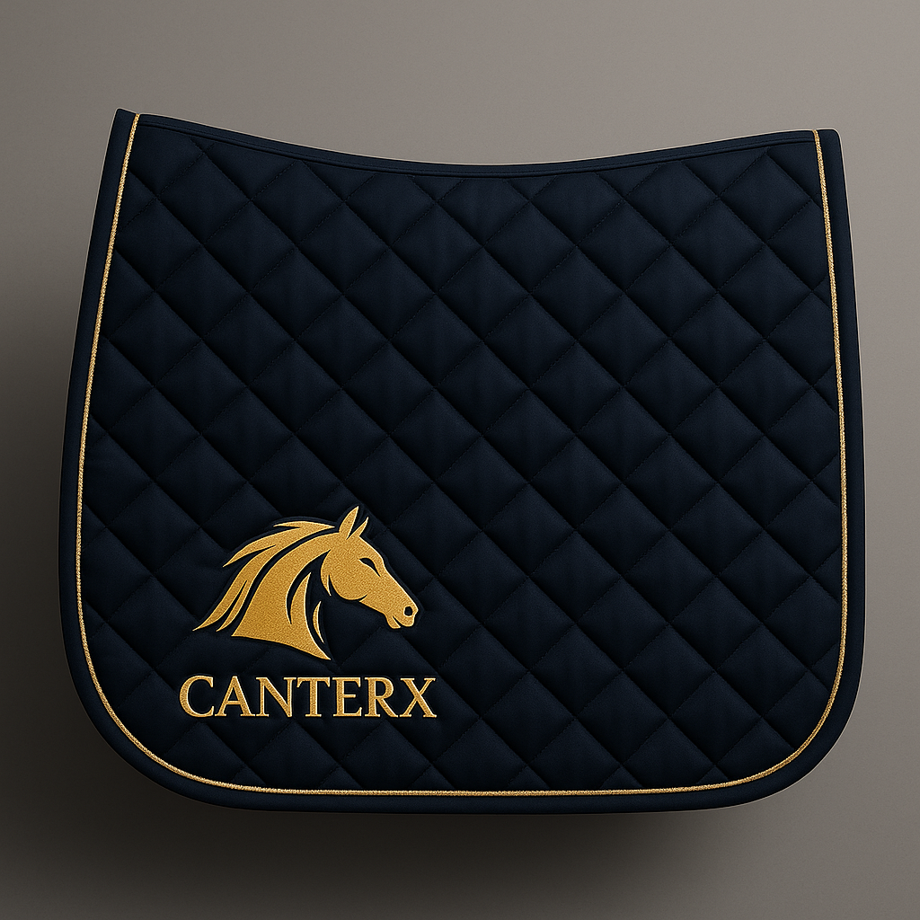 CanterX Elite Navy Blue Saddle Pad