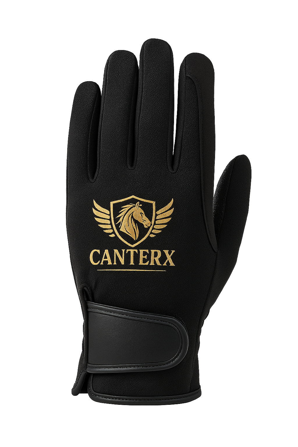 CanterX Elite Riding Gloves (BLACK)