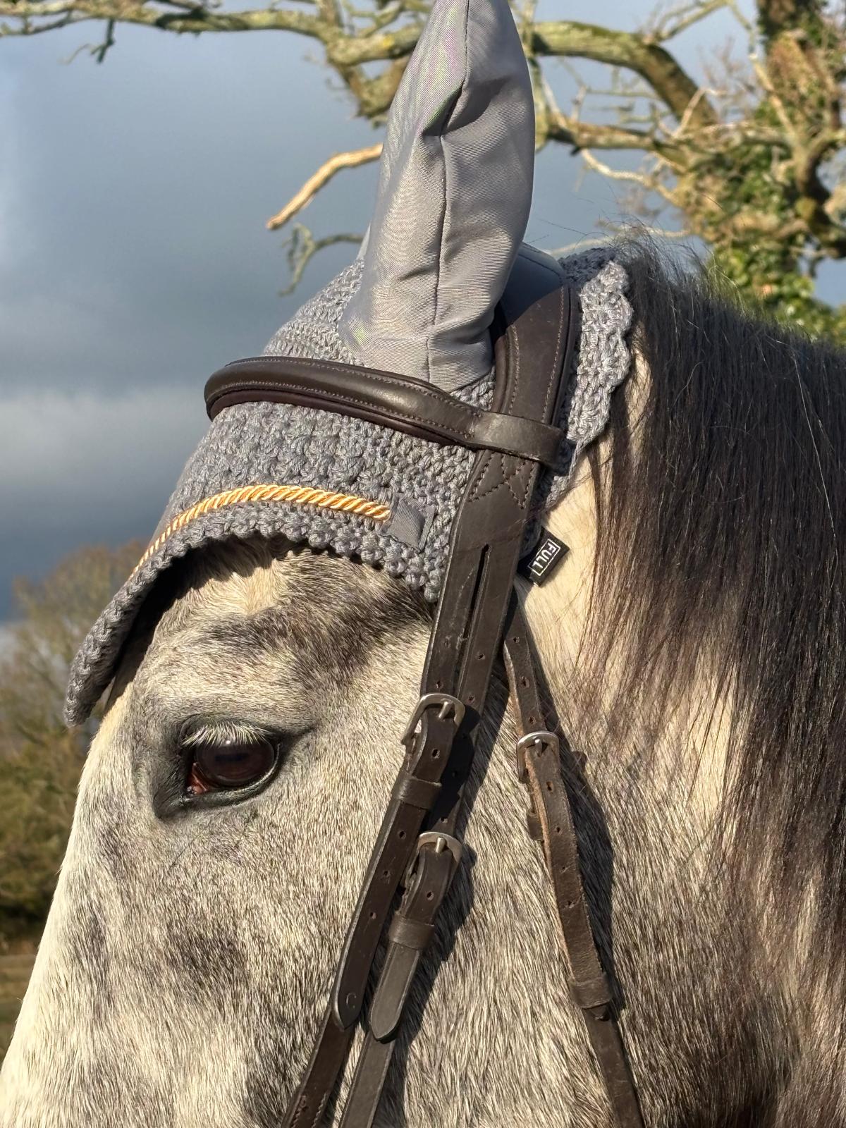 CanterX Classic Ear Bonnet (Grey)