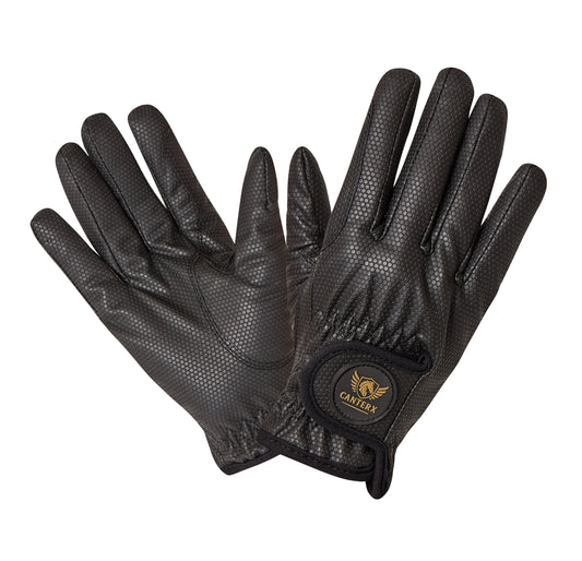 CanterX ProGrip Womens Riding Gloves (BLACK)