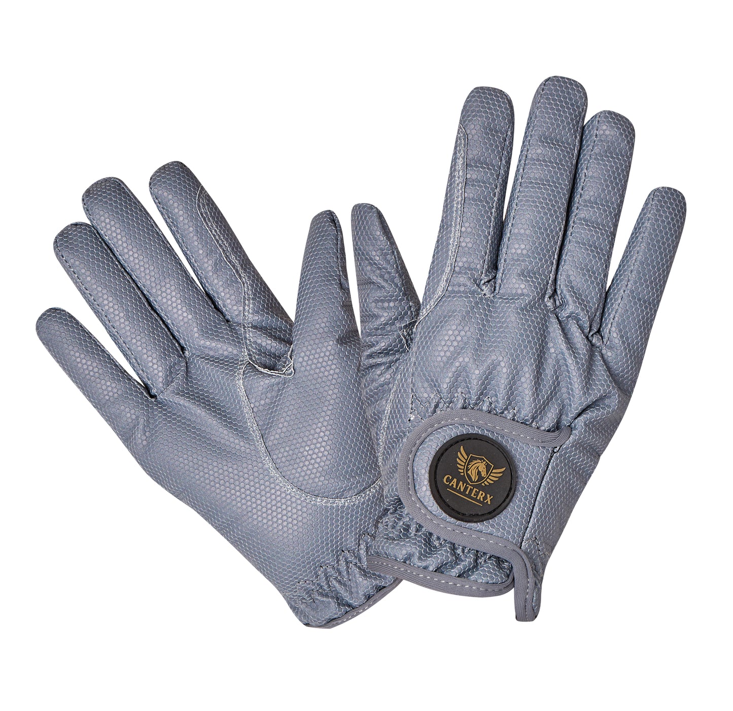CanterX ProGrip Womens Riding Gloves (Grey)