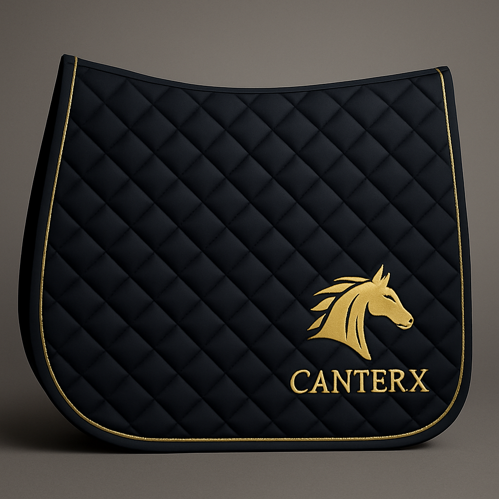 CanterX Elite Black Saddle Pad
