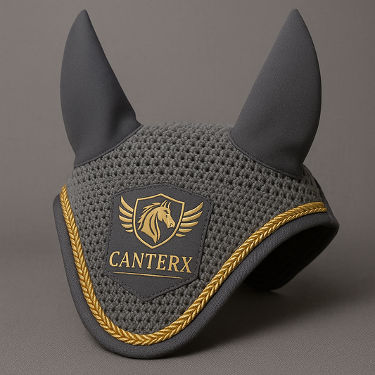CanterX Elite Ear Bonnet (Grey)