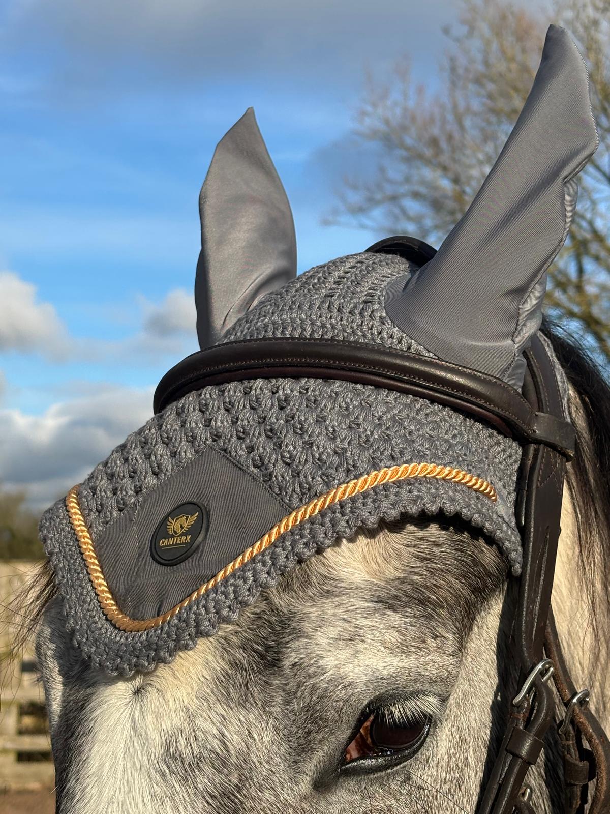 CanterX Classic Ear Bonnet (Grey)